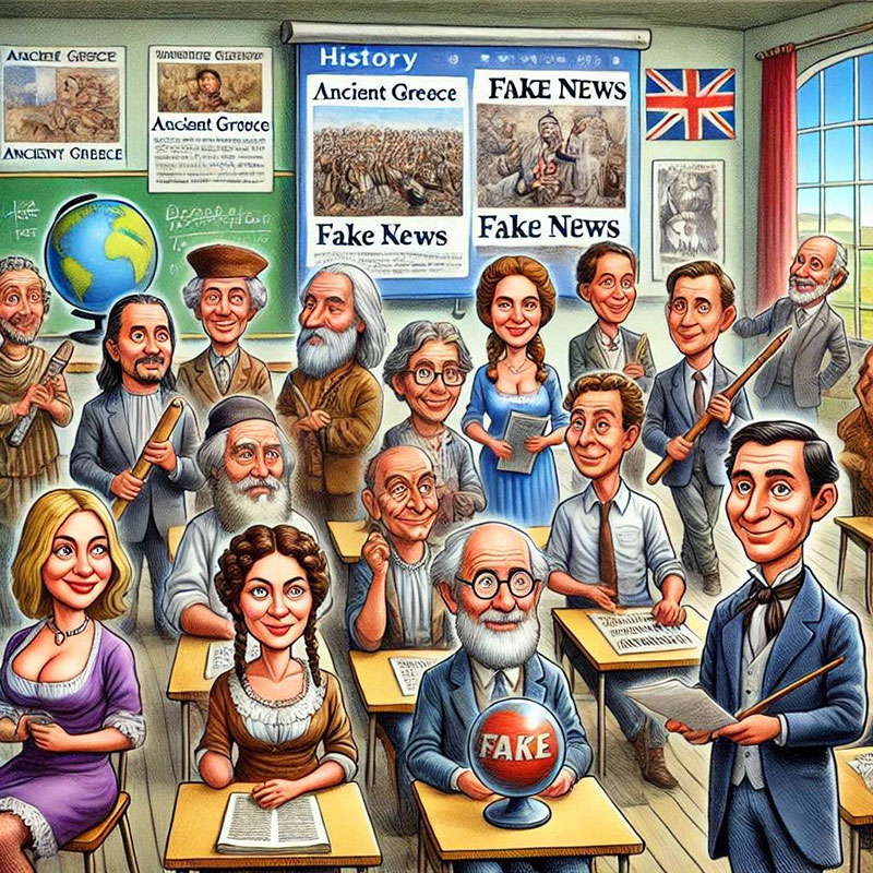 KI Karikaturen von berühmten Personen
