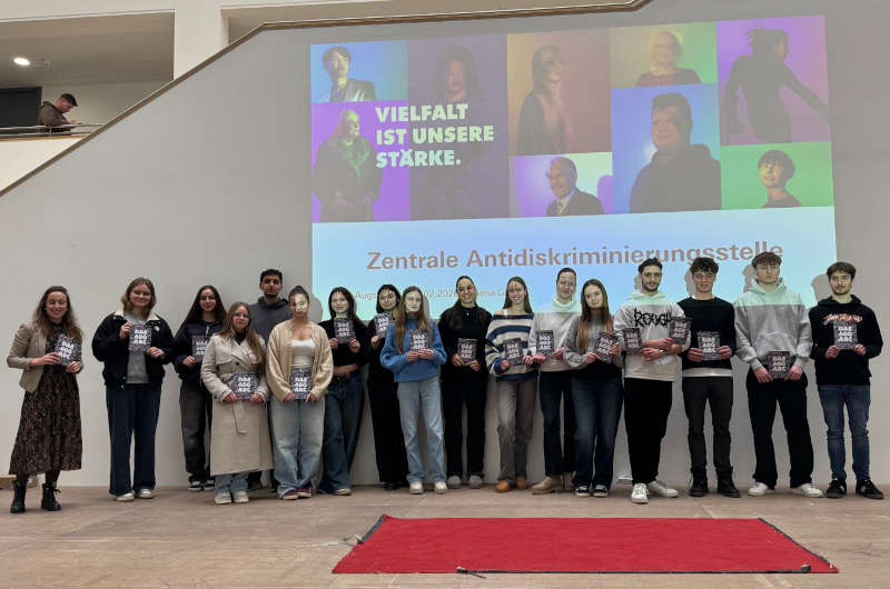 Gruppenbild der Schüler zur Veranstaltung: Diskrimminierung